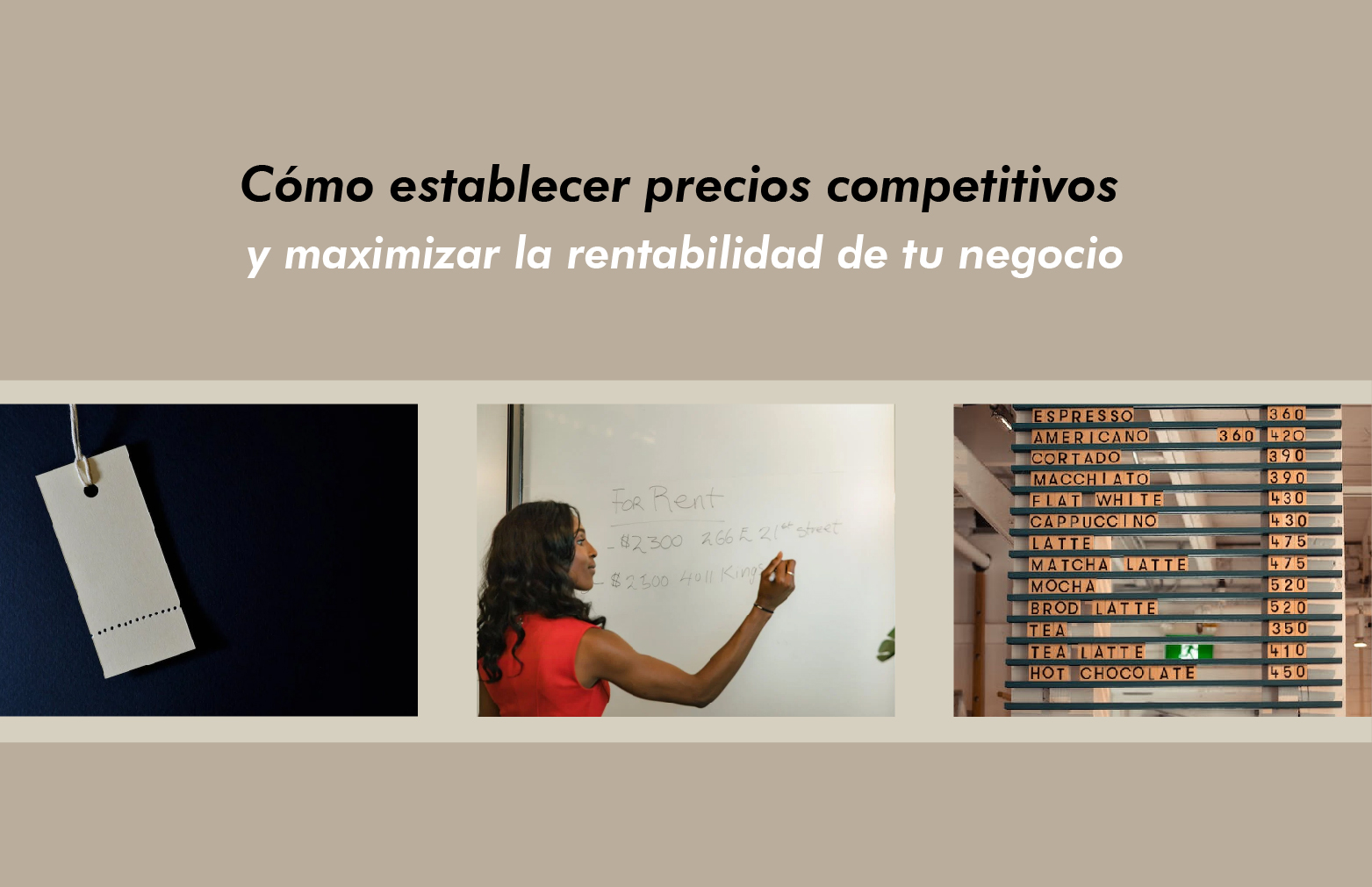 Cómo establecer precios competitivos y maximizar la rentabilidad de tu negocio